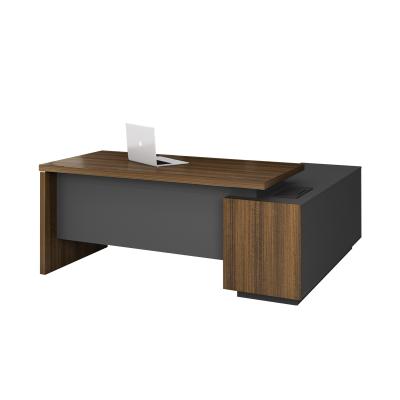 China Factory Price Offer Design Photos Office Table Executive Desk With Side Table for sale