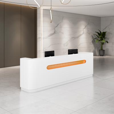 China White Modern High Quality Factory Price Beauty Salon Spa Reception Desk For Office for sale