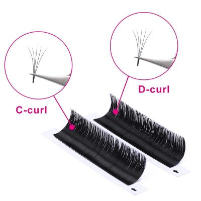 China Natural Easy Bloom and Premade Lash Fan Self-Apply DIY Own Lashes Good Quality Extension for sale