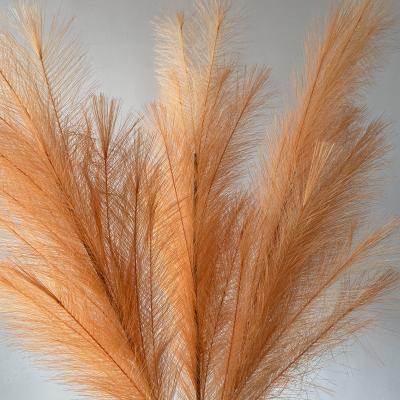 China G-022 Beautiful Colorful Artificial Pampas Grass For Wedding Home Decoration Wholesale for sale