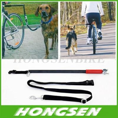 China HS-D01 Running retractable China dog training bike leash walking bike dog leashes for sale