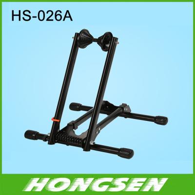 China HS-026A Home steel road/mountian bicycle bike wheel stand rack for sale