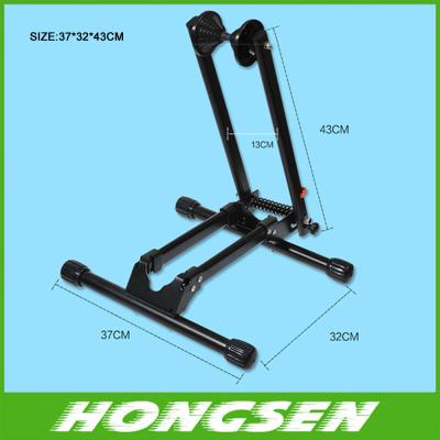 China HS-026A Floor steel bike display stand rack for folding bicycle parts for sale