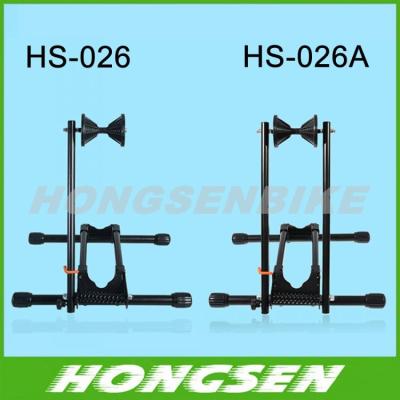 China HS-026A Unique and stable bicycle shop display steel rack stand for sale