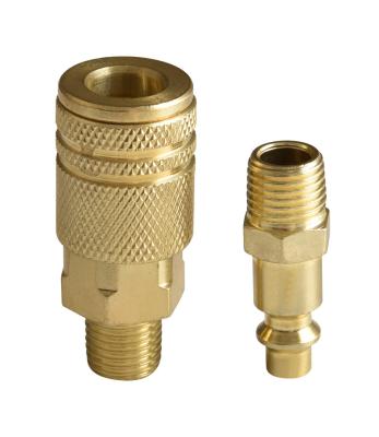 China Hotels America Type Malel Coupler air quick coupler pneumatic quick connector  coulpings 1/4 inch NPT USA type quick coupler for sale