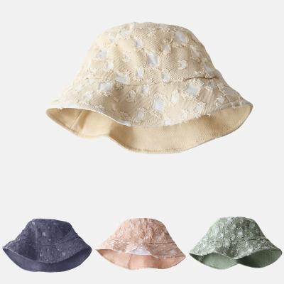 China Custom Picture 100%Cotton Summer Bucket Hats With Your Logo Thin Cut Out For Breathability Sun Hat for sale