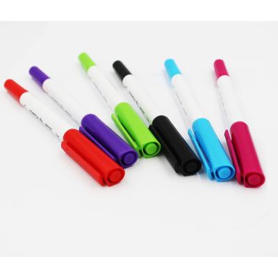 China PP Customer Logo Bullet Tip Permanent Marker Pen 8 Colors Cd Marker With Low Price for sale