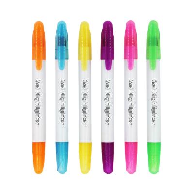 China Office & Promotion Small Size Lipstick School Markers Kids Solid Gel Highlighter Bar for sale