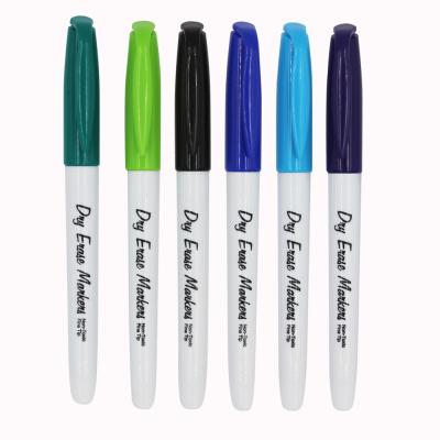 China Muti-color PP White Board Dry Erase Marker Bullet Tip Dry Erase Marker For Sale for sale