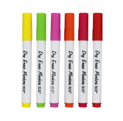 China Best Selling PP School Office Home School Office Home Bass Smell Eraser Markers Whiteboard Dry Pens Amazon Chisel Tip for sale