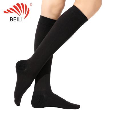 China BEILI Compression Stockings Varicose Veins 15-21mmHg Pressure Level 1 under Knee Socks for sale