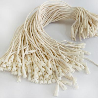 China Factory Price Hang Tag String Loop Polyester Tag String Wax Seal Lock Viable Twine for sale