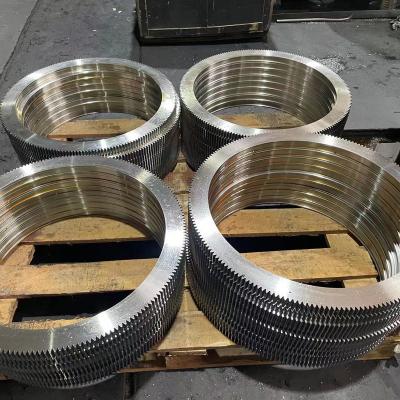 China Factory Large Diameter Spur Gear Custom Forge Steel Ring Gear for sale