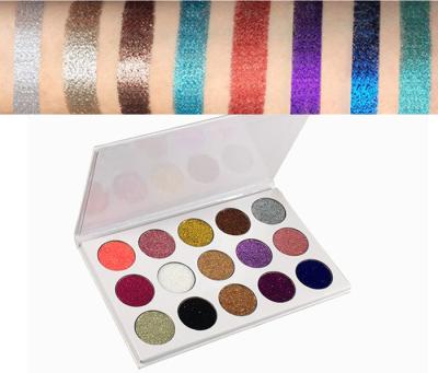 China Pressed Glitter Pigment Eyeshadow , Cream Glitter Powder Eyeshadow Long Lasting for sale