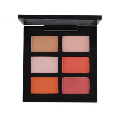 China Mineral Makeup Pressed Powder Blush Palette Mix Colors 7.5x8x1.3 Cm Size for sale