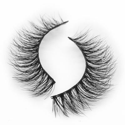 Κίνα τρισδιάστατο φυσικό να φανεί ψεύτικο Eyelashes, μαύρο μεμονωμένο πλαστό Eyelashes προς πώληση