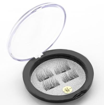 Κίνα Διπλά μαγνητικά μακριά πλαστά Eyelashes ματιών υλικά σύνθεσης Makeup Eyelashes προς πώληση