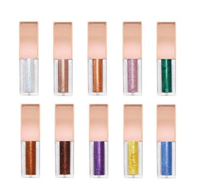 Chine Protection solaire liquide brillante de Lipgloss de miroitement de scintillement de fard à paupières de maquillage d'oeil de cosmétiques à vendre