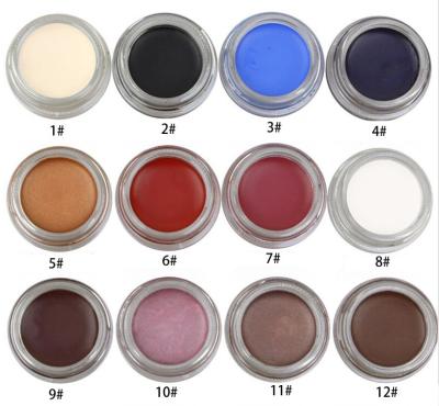 China Gel Eyeliner Pacakaing Eye Makeup Eyeliner 12 Color High Pigment Waterproof for sale