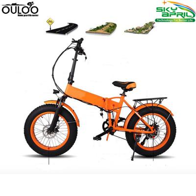 China Aluminum Alloy High Power E-bike China Supplier EU Warehouse 20inch 350w 48v Battery/250w Motor City Electric Folding Bike Mountain Bike for sale