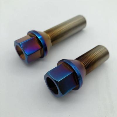 China titanium titanium wheel bolt m14 x 1.5/car m14x1.5 titanium wheel bolt/titanium wheel bolt for sale