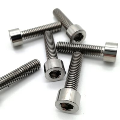 China HEX Gr5 M6 Hex Socket Titanium Head Screw Bolts for sale