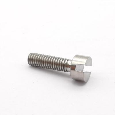 China Pan Titanium Slotted Pan Head M6 M8 Screws for sale