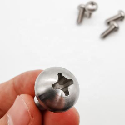 China Titanium Pan High Grade GR5 Cross Recessed Pan Head Screw Bolts for sale