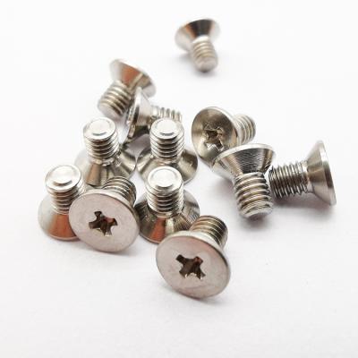 China Best Price Titanium Titanium GR5 Cross Recessed Screw Bolts M3x5 For Stock for sale