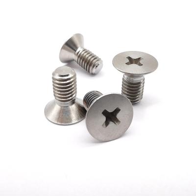 China Cross Recess GR5 Titanium Cross Recessed Countersunk Head Bolts Screws M3x5 for sale