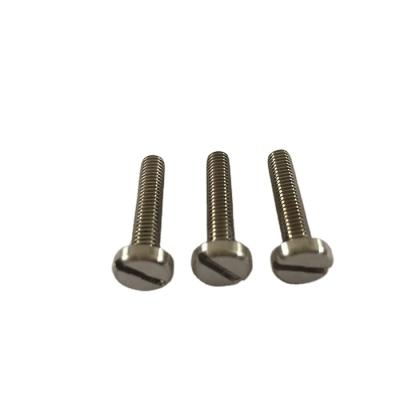 China Pan Factory Supply Slotted Titanium Pan Head Screw Bolt for sale