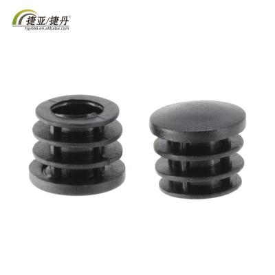 China Commode Chair Black Bezel Round Plastic Plugs For Commode Chair Parts for sale