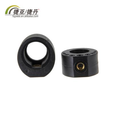 China Healthcare 7 Strut Knob Fixing Nut Parts Black Round Nut for sale