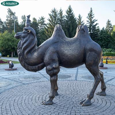 China China Life Size Outdoor Decor Cast Copper Animal Camel Statue for sale