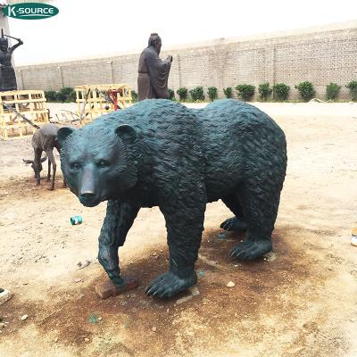 China China Factory Direct Sales Customized Cast Copper Sculpture-Bronze Bear Sculpture For Outdoor Garden Decoration for sale