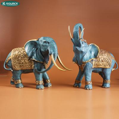 China China Home Decoration Gift Art Animal Sculpture Desk Decoration Bronze A Pair Of Elephant Statue for sale