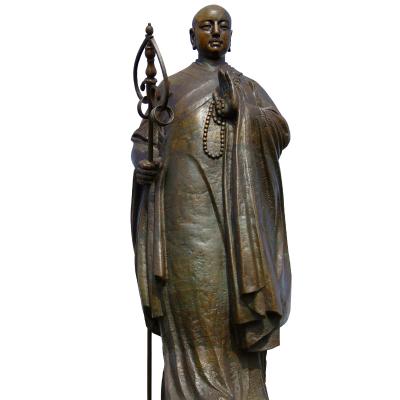 China China Buddhist-themed bronze statue of King of Tizang for sale