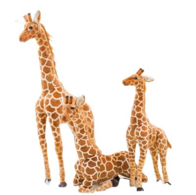 China Large Simulation Giraffe Gift Plush Toy Cute Stuffed Animal Doll Gift Children's Toy for sale