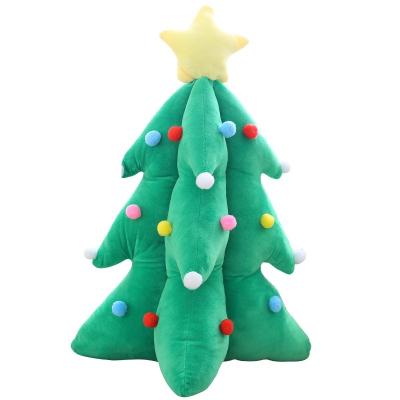 China Christmas Gift Plush Christmas Tree Hug Pillow Stuffed Christmas Gift Wholesale for sale