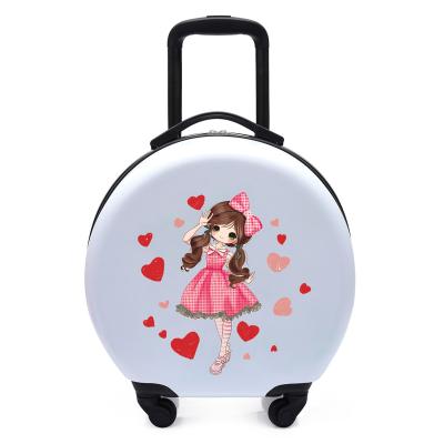 China Cute Kids Suitcase Custom Design Cartoon Suitcase Kids Rolling Luggage Kids Travel Trolley Luggage Bag Kids for sale