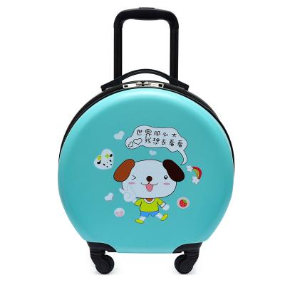 China High Quality And Cheap 18 Inch Luggage Bag Wholesale Zipper Cute Kids Suitcase ABS Panel Luggage for sale