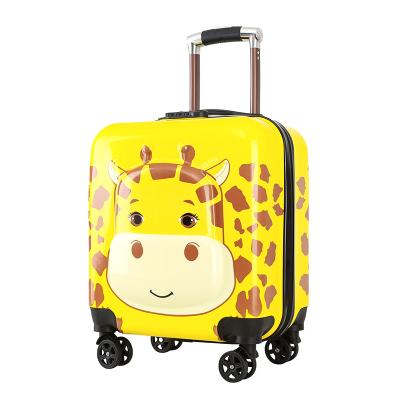 China Universal Cute Children's Suitcase Password Suitcase Printing Logo Pattern Children's Trolley Case Cartoon Boarding Case Wheel Luggage for sale