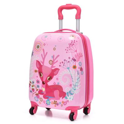 China Trolley Bags Travel Luggage Customized Printing Outdoor Trolley Luggage Cute Mini Trolley Kids Carry On Luggage for sale