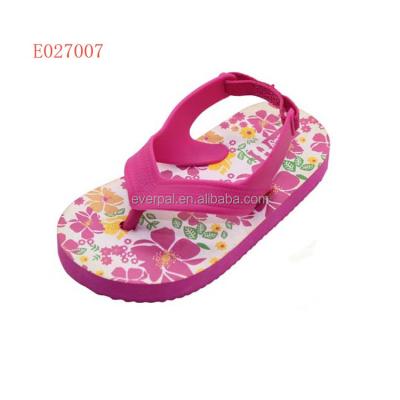 China Toddler Flip Flop Sandals Kid's Size Flip Flops Sandals With Elastic Back Tie New for sale