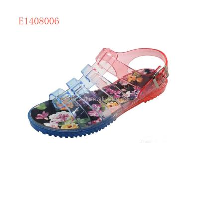 China Colorful PVC Girls PVC Jelly Sandals for sale