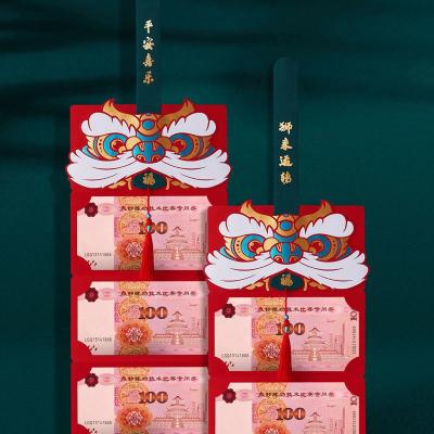 China Hong Bao Red Pockets Chinese Year of Chinese Red Gift Envelope Envelopes New for Spring Festival Wedding Birthday for sale