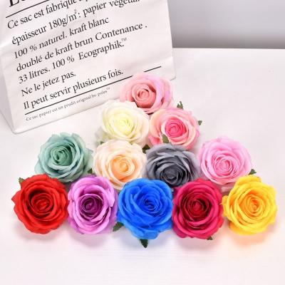 China 100% new brand and Rose Silk Flowers Bouquet Home decoration DIY wedding decoration DIY high quality artificial wedding bouquets bridal shower party party decorations for sale