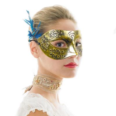 China 100% New Brand and High Quality Plastic Mask Mardi Gras Masquerade Mask Paper Mask Set for Carnival Prom Retro Masquerade Masks Half Venetian Party Costume Supplies for sale