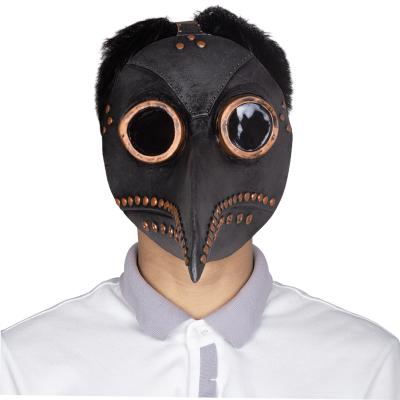 China Latex Zombie Mask Competitive Price Handmade Scary Evil Plague Doctor Halloween Masquerade Full Face Party Display Latex Protective Masks for sale