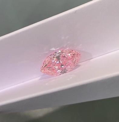 China Het laboratorium leidde tot de Gekleurde van de de diamantring van Diamond Man Made Real Diamonds laboratorium gecreeerde roze Eerste Bron Marquise Loose Diamond Te koop